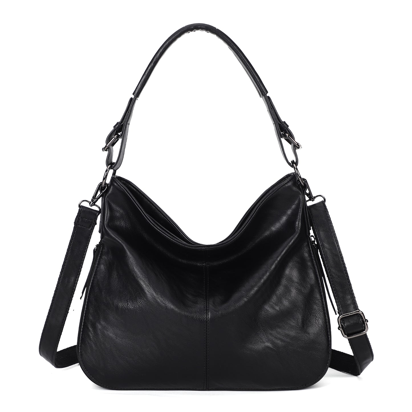 Large Purses for Women PU Leather Shoulder Handbag Crossbody Hobo Bags Ladies Tote Bags with Adjustable Shoulder Strap