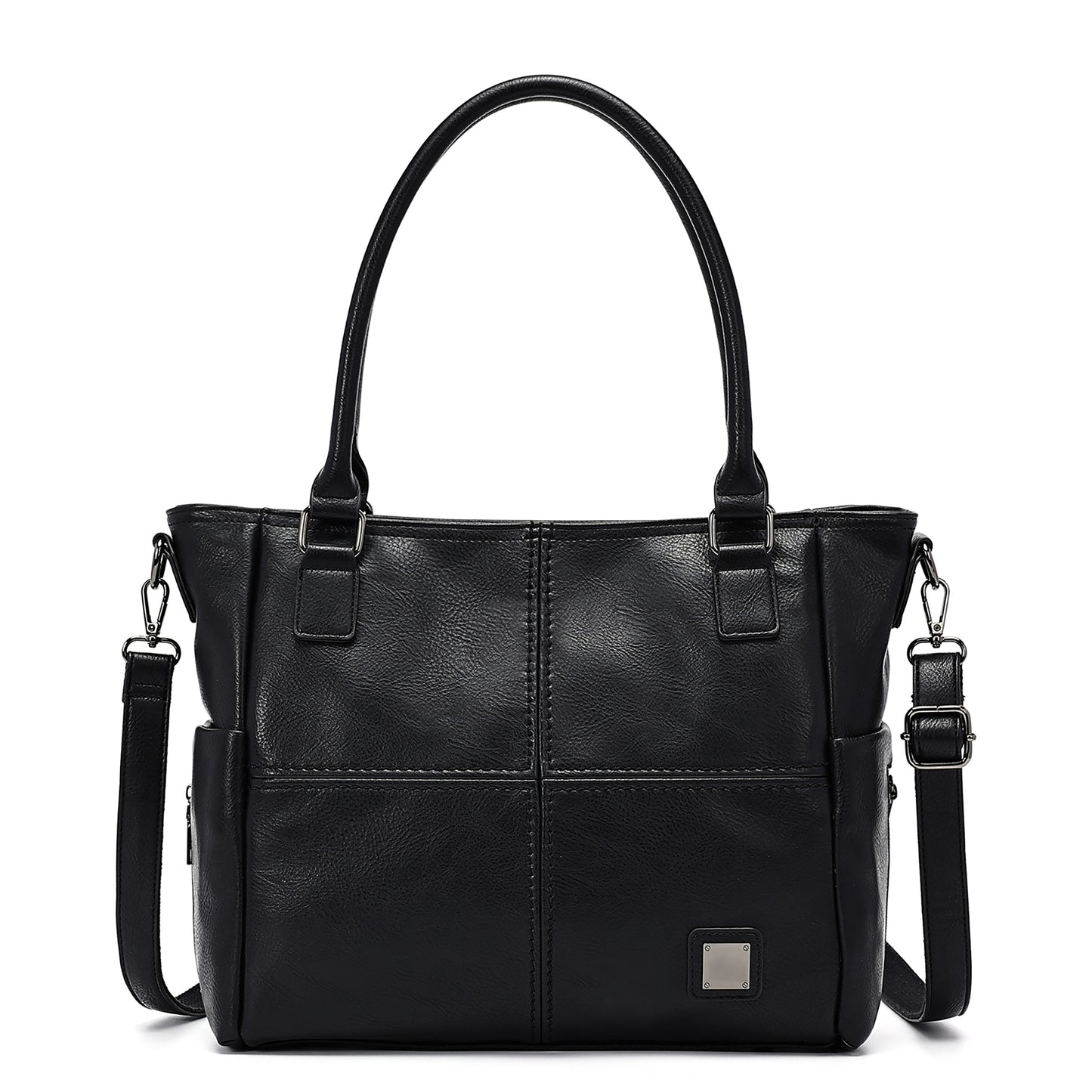 Soft PU Leather Handbags Large Capacity Purse Fashion Crossbody Top Handle Satchel