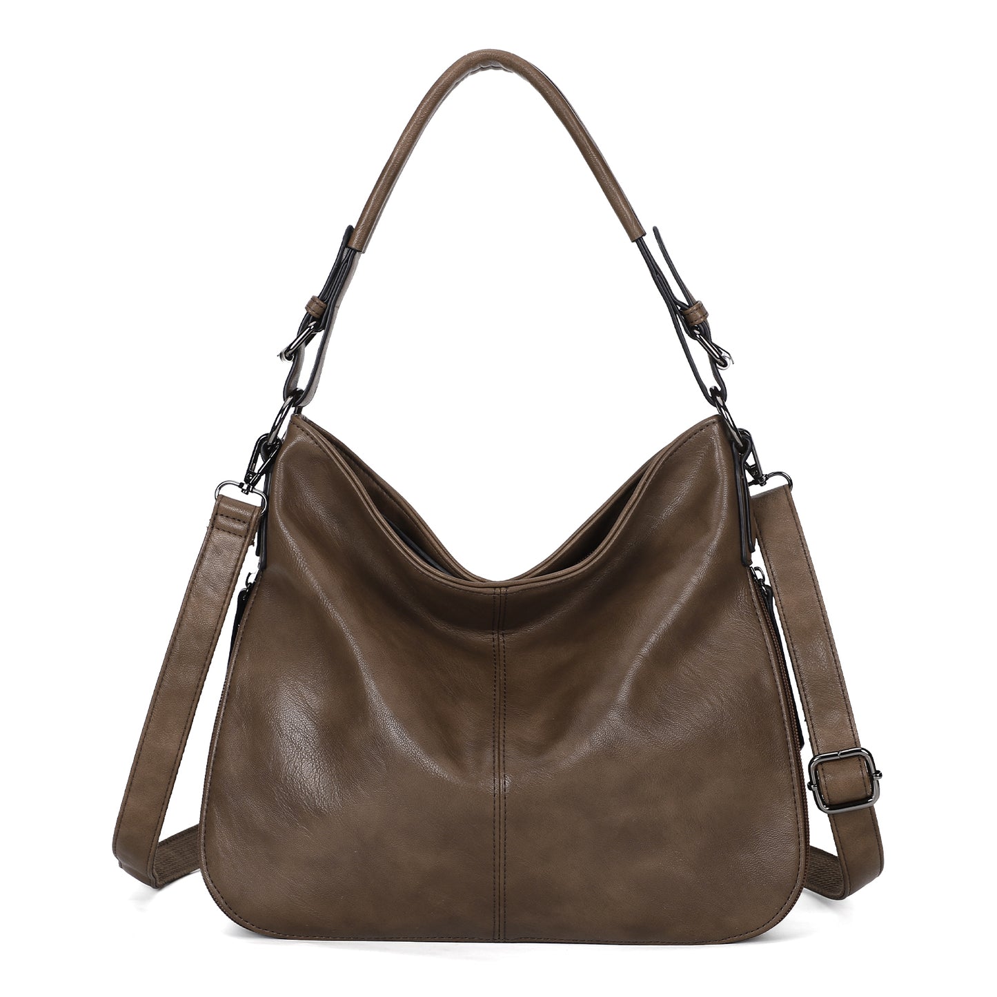 Large Purses for Women PU Leather Shoulder Handbag Crossbody Hobo Bags Ladies Tote Bags with Adjustable Shoulder Strap