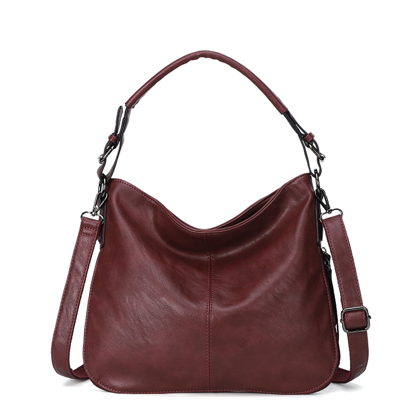 Large Purses for Women PU Leather Shoulder Handbag Crossbody Hobo Bags Ladies Tote Bags with Adjustable Shoulder Strap