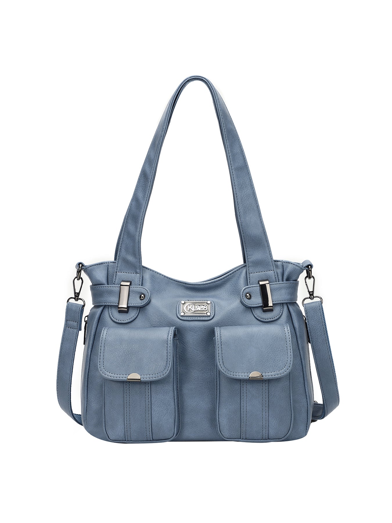 Purses for Women Large Hobo Bags Shoulder Bags Soft PU Leather Multi-Pocket Tote Bag