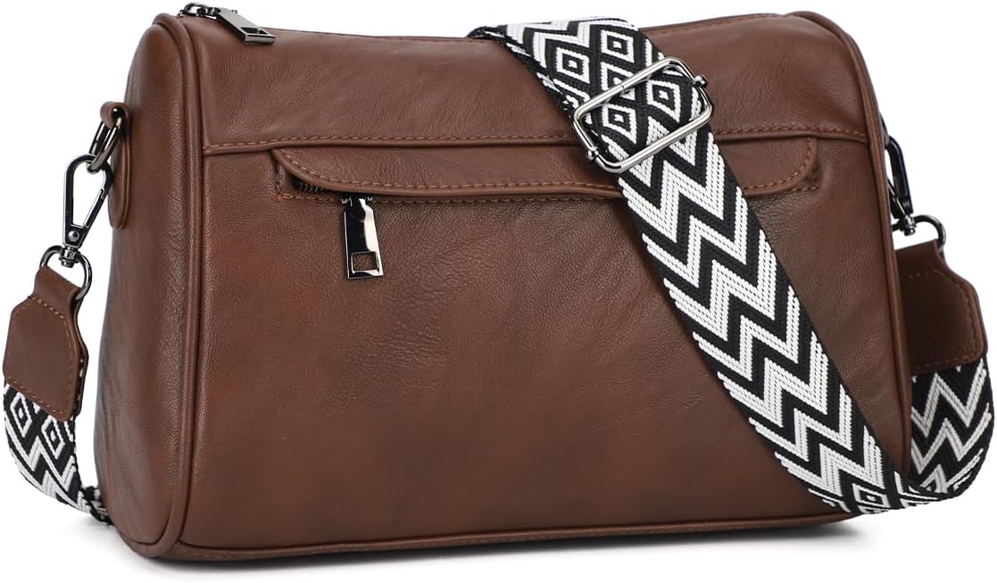 Crossbody Purses for Women Shoulder Bags with 2 Straps