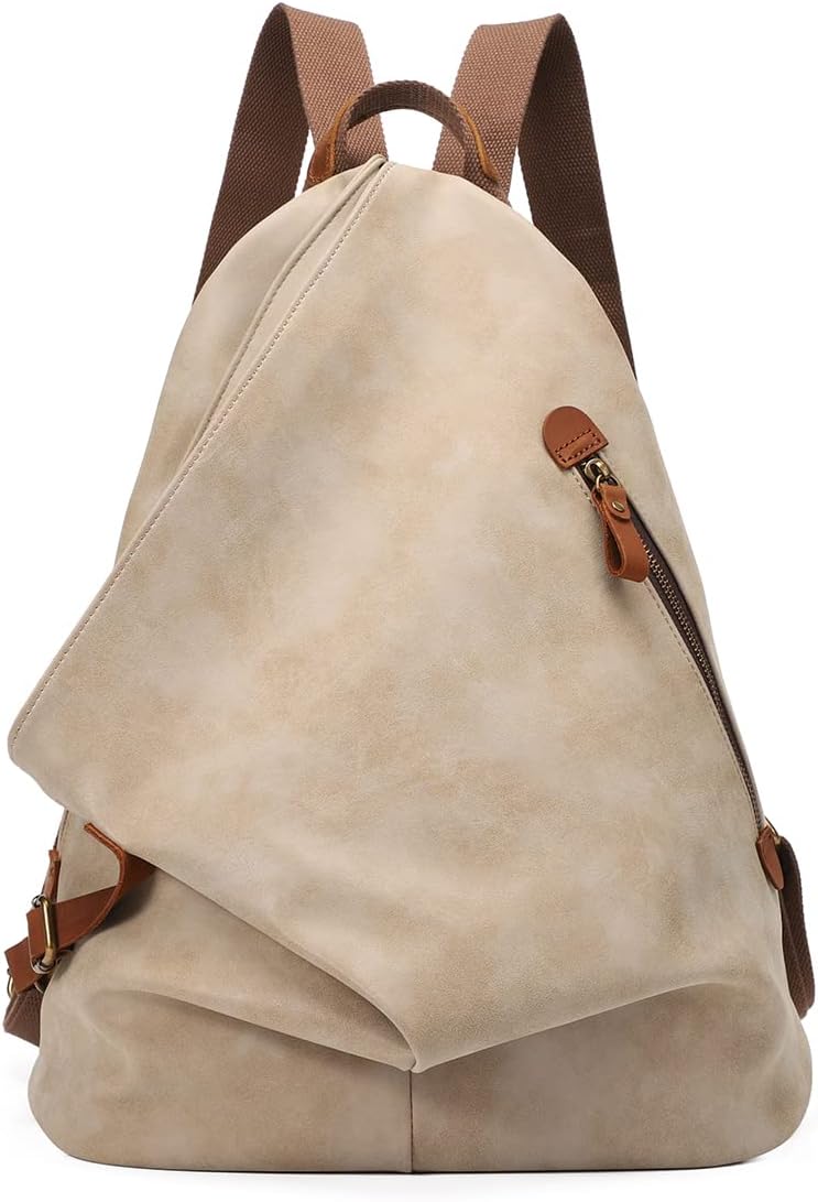 KL928 Canvas Vintage Backpack – Large Casual Daypack Outdoor Travel Rucksack Hiking Backpacks for Men Women