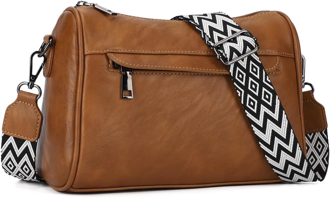 Crossbody Purses for Women Shoulder Bags with 2 Straps