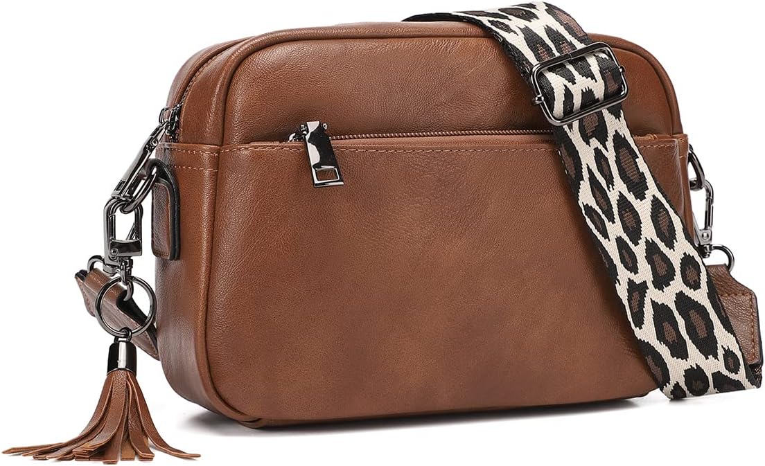 Small Crossbody Bag Cell Phone Purse Soft FAUX Leather Wallet with Adjustable Strap Shoulder Handbags