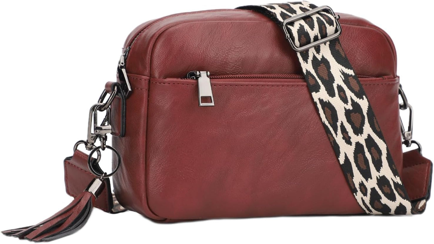 Small Crossbody Bag Cell Phone Purse Soft FAUX Leather Wallet with Adjustable Strap Shoulder Handbags