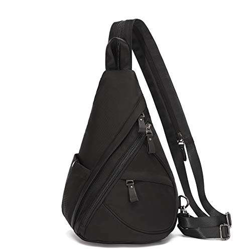 Nylon Sling Bag Small Crossbody Backpack Casual Daypack Shoulder Unisex Rucksack