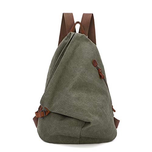 Canvas Vintage Backpack Large Casual Daypack Outdoor Travel Rucksack Unisex Hiking Backpacks