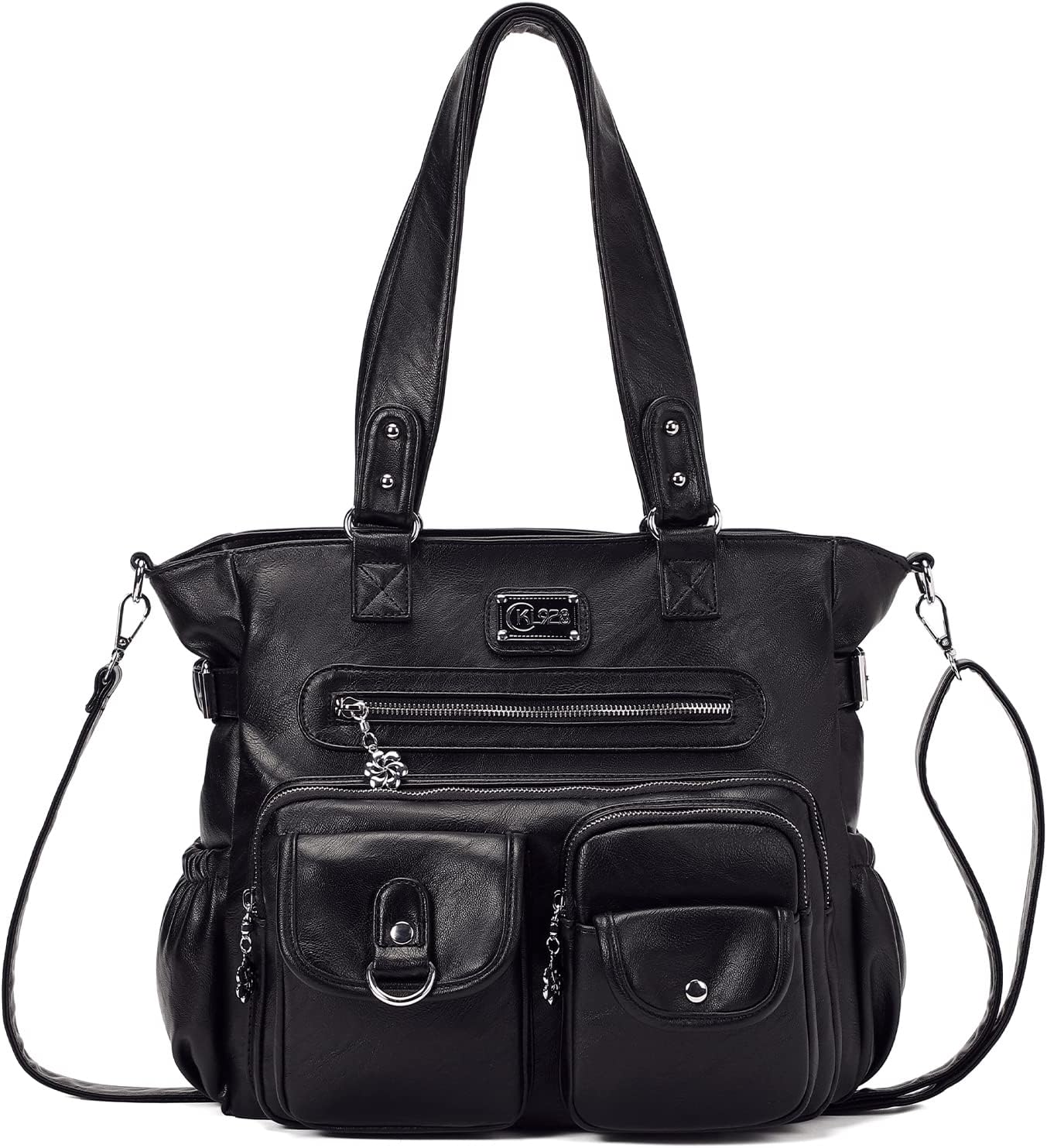 KL928 Large Purses for Women Shoulder Bag Tote Handbags Stylish Vegan Leather Hobo Bags Ladies
