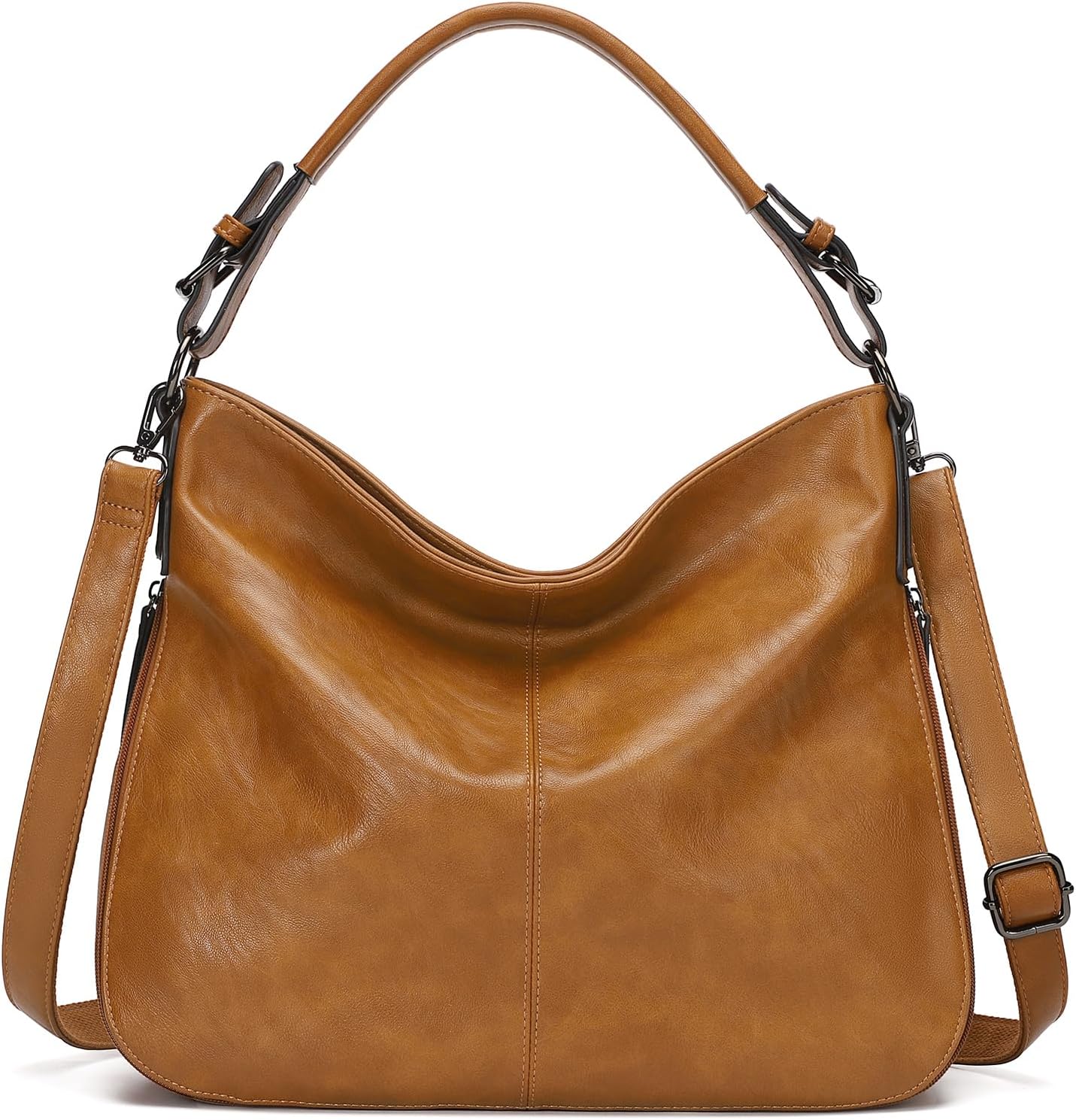 KL928 Large Purses for Women PU Leather Shoulder Handbag Crossbody Hobo Bags Ladies Tote Bags with Adjustable Shoulder Strap
