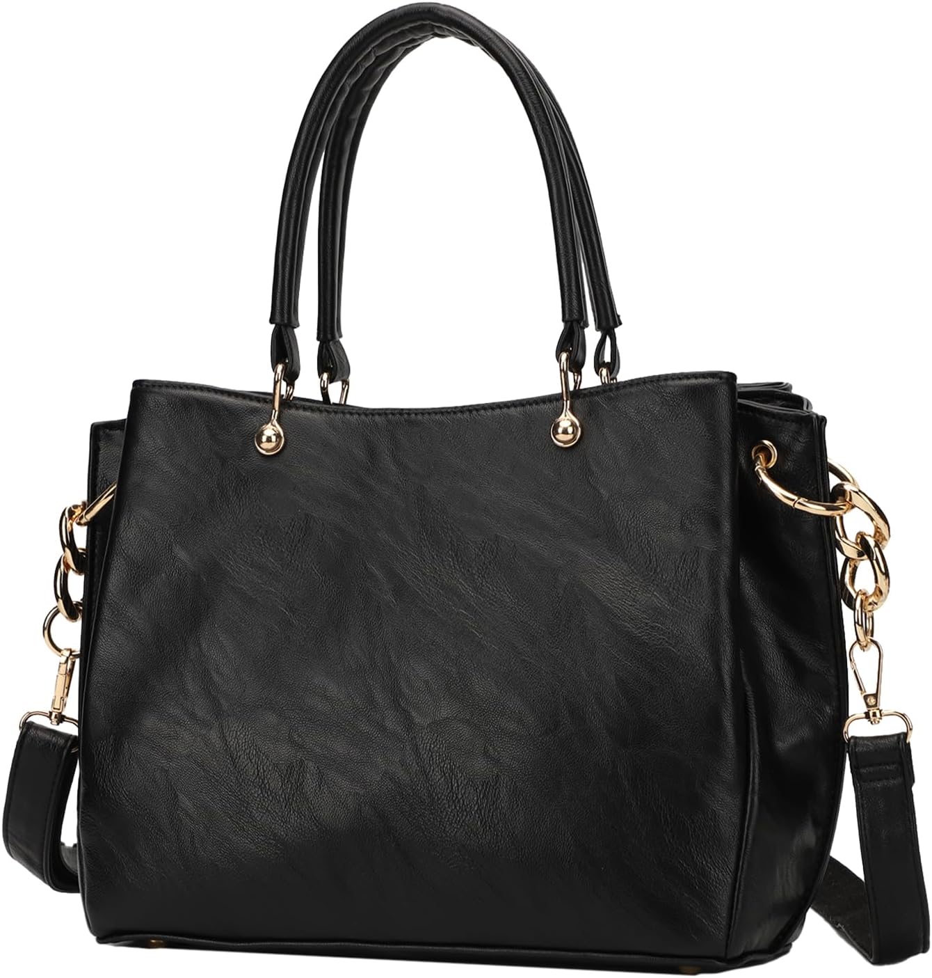 KL928 Women Designer Handbag and Purse, PU Leather Top Handle Satchel Shoulder Bag Tote Bag for Ladies