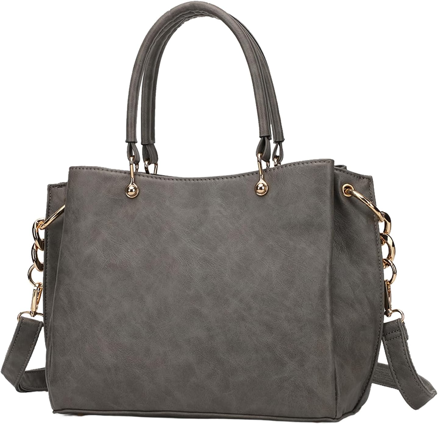 KL928 Women Designer Handbag and Purse, PU Leather Top Handle Satchel Shoulder Bag Tote Bag for Ladies
