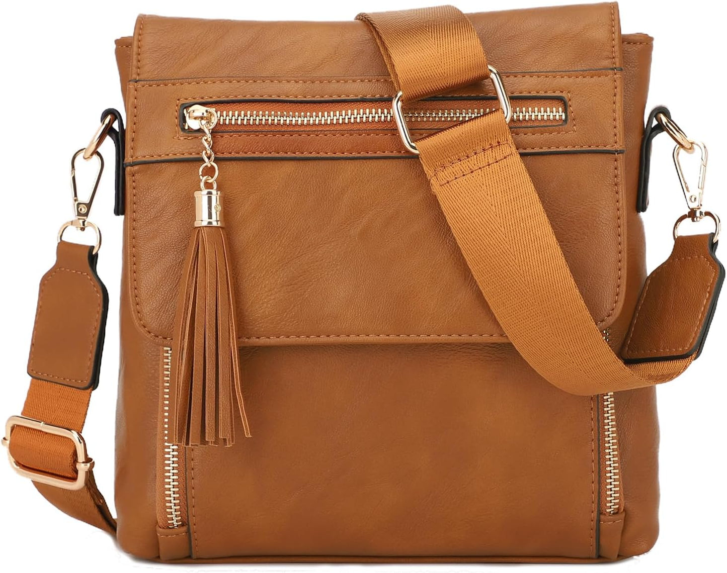 KL928 Crossbody Bags for Women Multi Pockets Cross Body Bag Purses Women's Shoulder Handbags with Detachable Strap