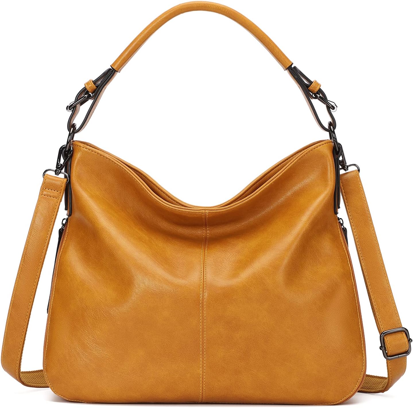 KL928 Large Purses for Women PU Leather Shoulder Handbag Crossbody Hobo Bags Ladies Tote Bags with Adjustable Shoulder Strap