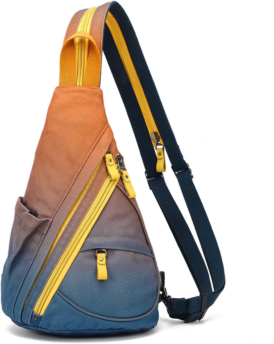 Canvas Sling Bag - Small Crossbody Backpack Shoulder Casual Daypack Unisex Rucksack