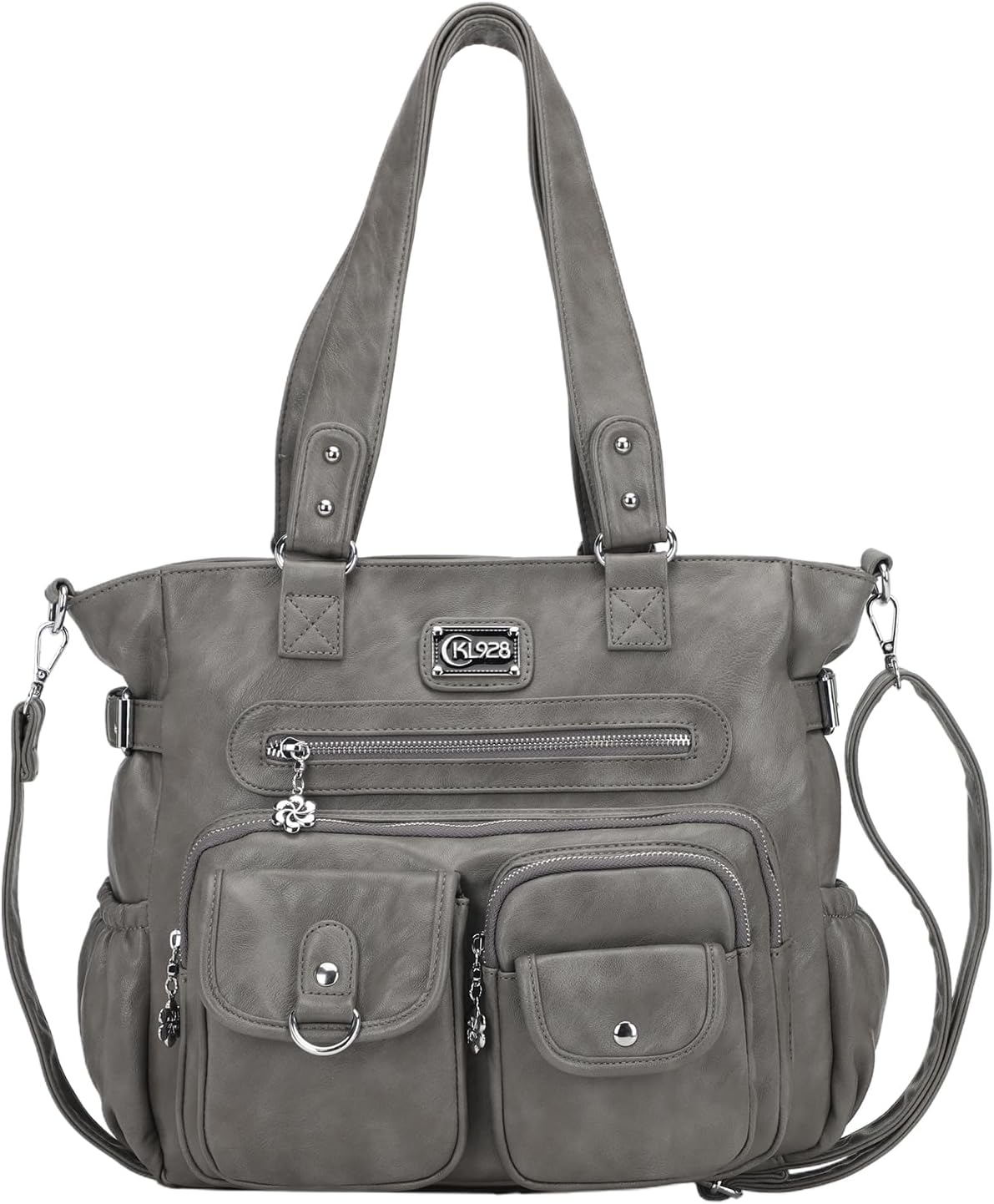 KL928 Large Purses for Women Shoulder Bag Tote Handbags Stylish Vegan Leather Hobo Bags Ladies