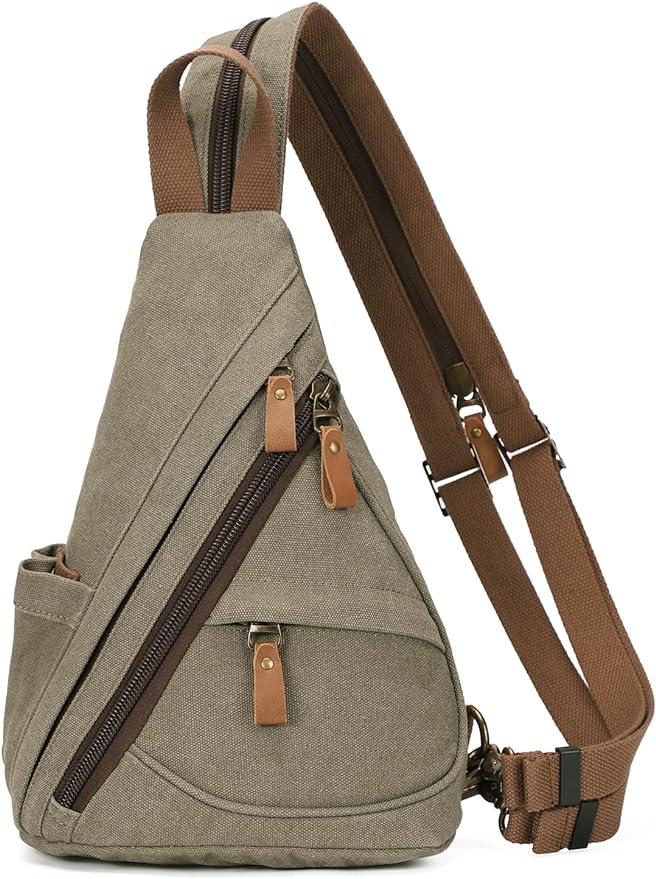 KL928 Sling Bag - Small Crossbody Backpack Shoulder Casual Daypack Unisex Rucksack