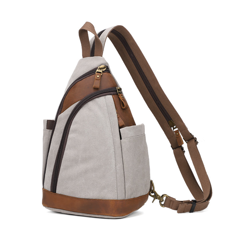 Small Sling Bag - Crossbody Backpack Shoulder Casual Daypack Rucksack for Men Women
