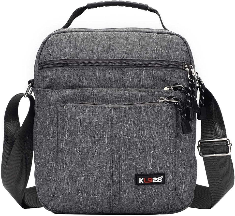 KL928 Men's Messenger Bag - Crossbody Shoulder Bags Travel Bag Man Purse Casual Sling Pack for Work Business