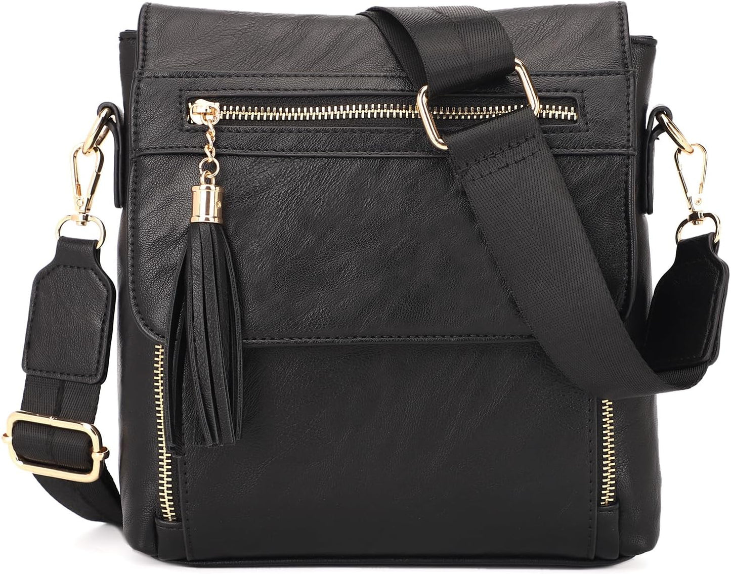 KL928 Crossbody Bags for Women Multi Pockets Cross Body Bag Purses Women's Shoulder Handbags with Detachable Strap