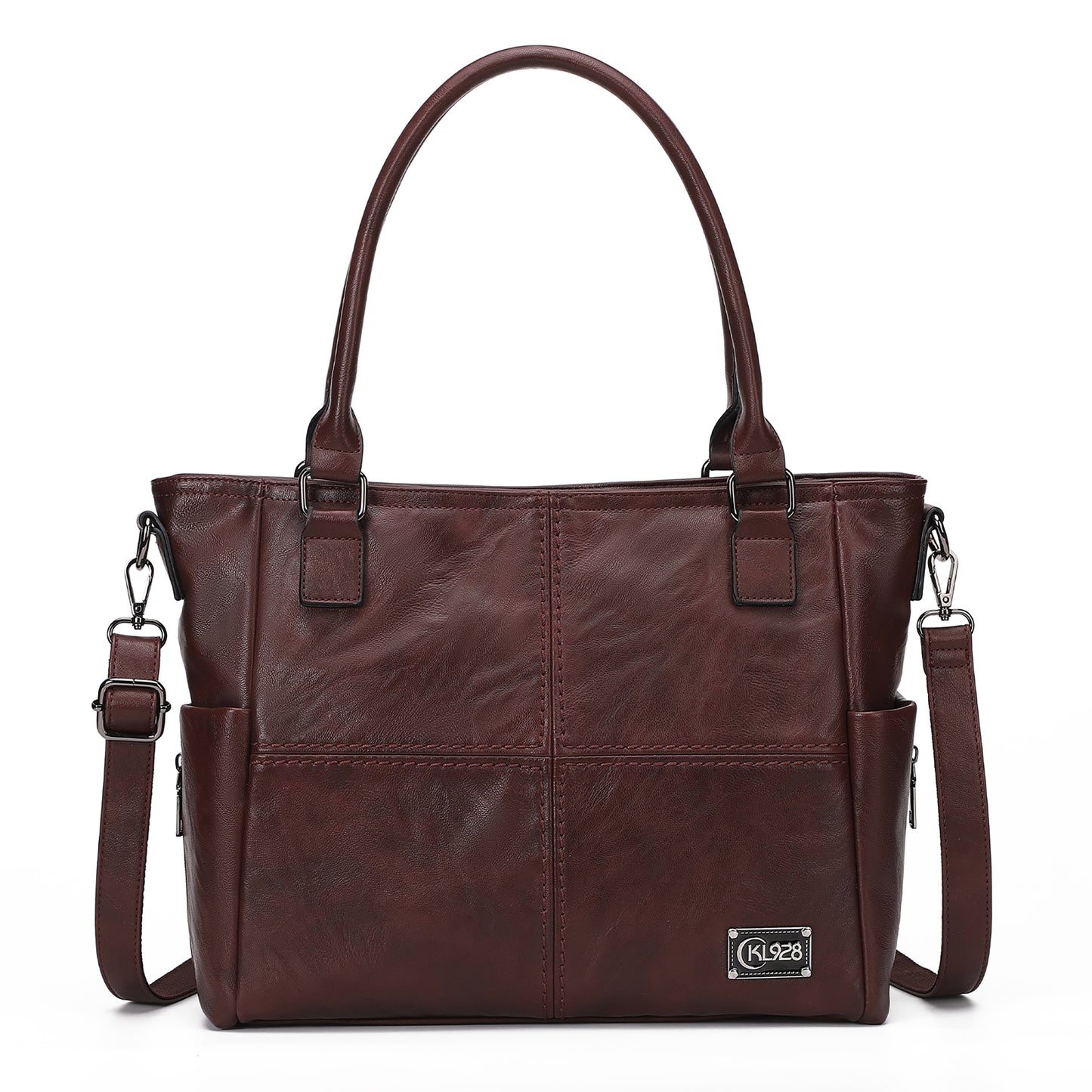 Soft PU Leather Handbags Large Capacity Purse Fashion Crossbody Top Handle Satchel