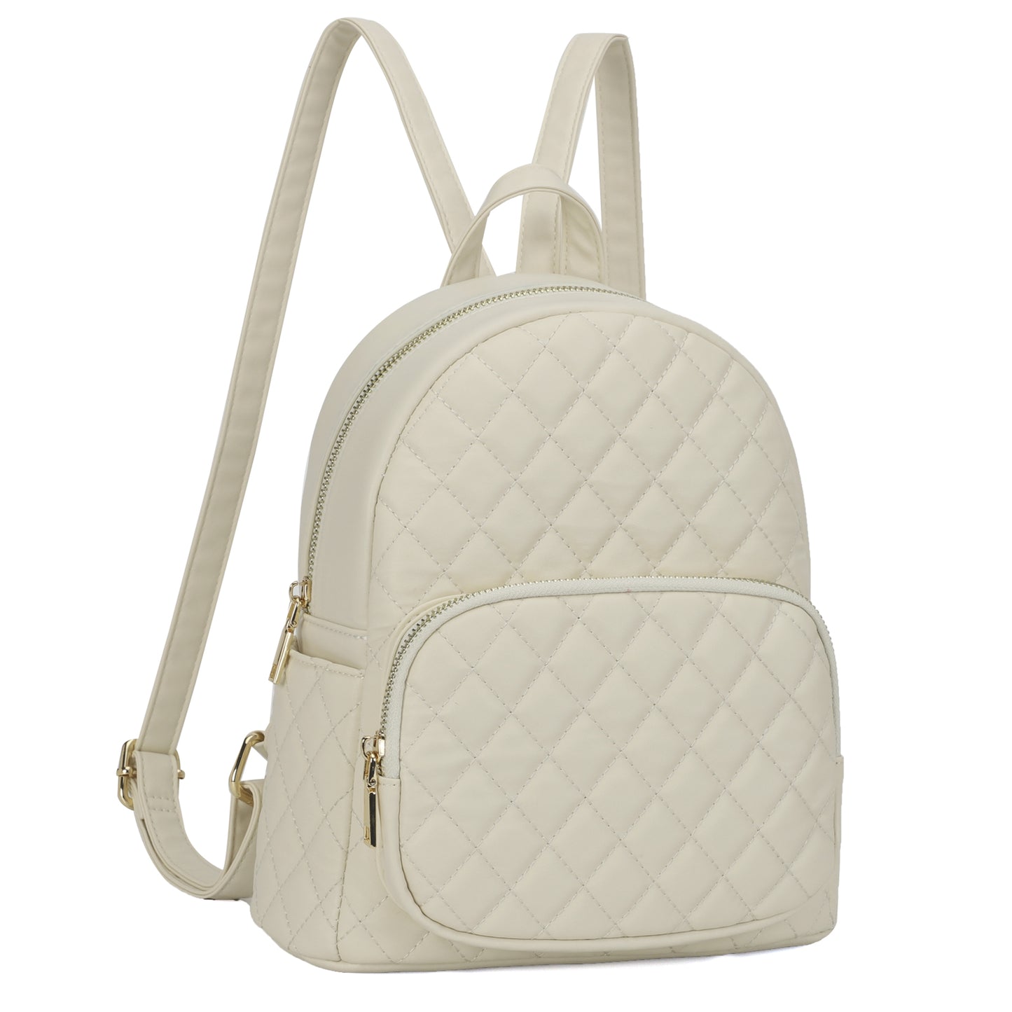 Mini Backpack for Women Quilted PU Leather Backpack Purse Designer Satchel Bag Small Casual Daypack