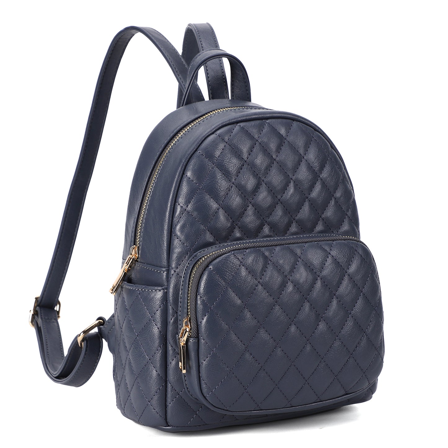 Mini Backpack for Women Quilted PU Leather Backpack Purse Designer Satchel Bag Small Casual Daypack