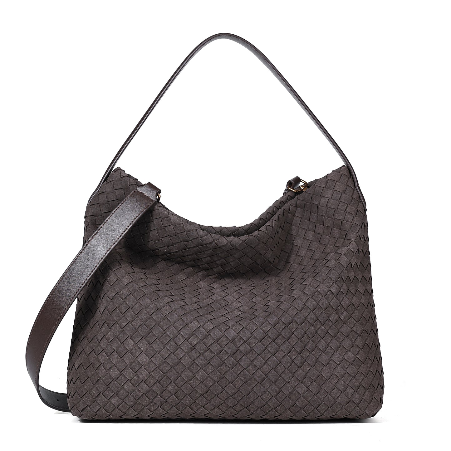 KL928 Women Shoulder Bag for Women Boho Braided Leather Tote Bag Stylish Hobo Bag Satchel for Work Travel