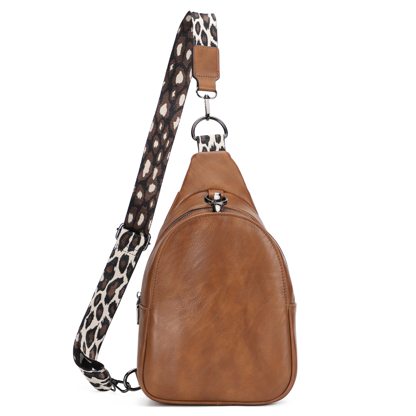 Vegan Leather Purses Fashionable Bag Polyester Inner Backpack with Magnetic Buckles and Adjustable Guitar Straps for Women Daily Use