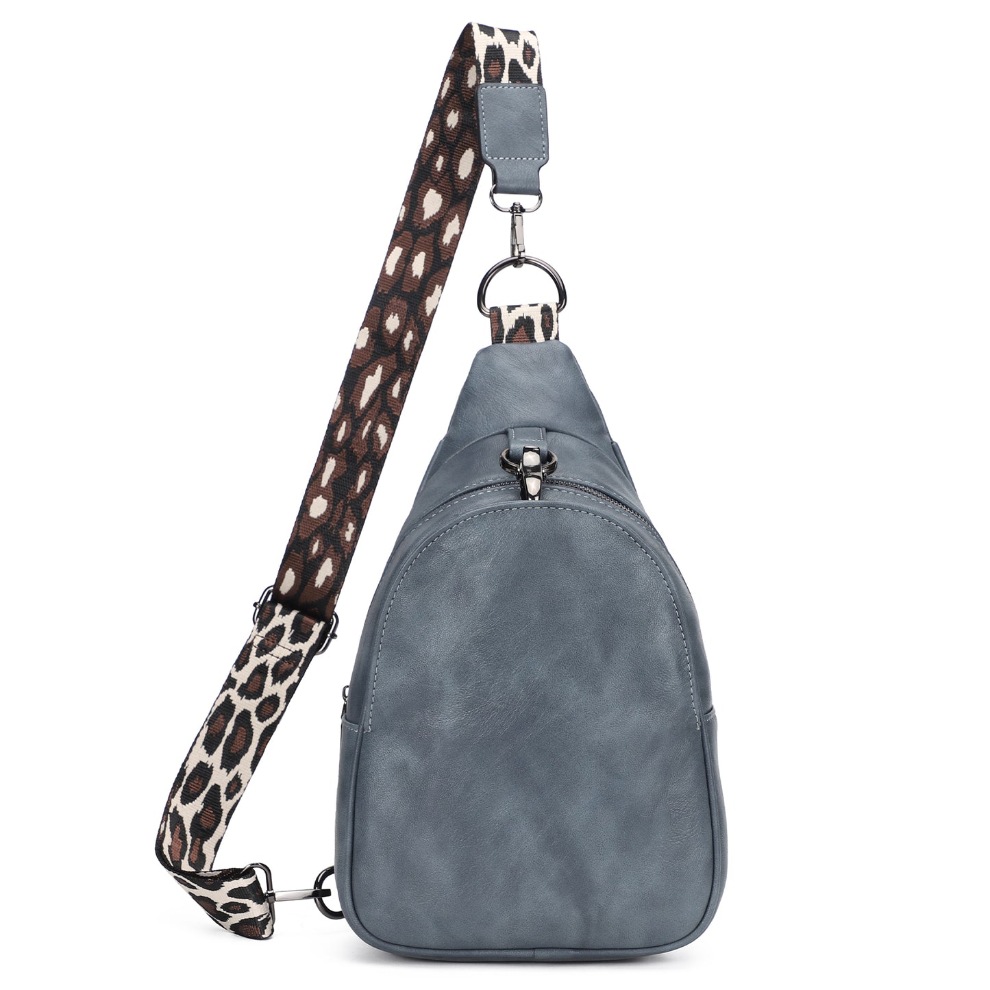 Vegan Leather Purses Fashionable Bag Polyester Inner Backpack with Magnetic Buckles and Adjustable Guitar Straps for Women Daily Use