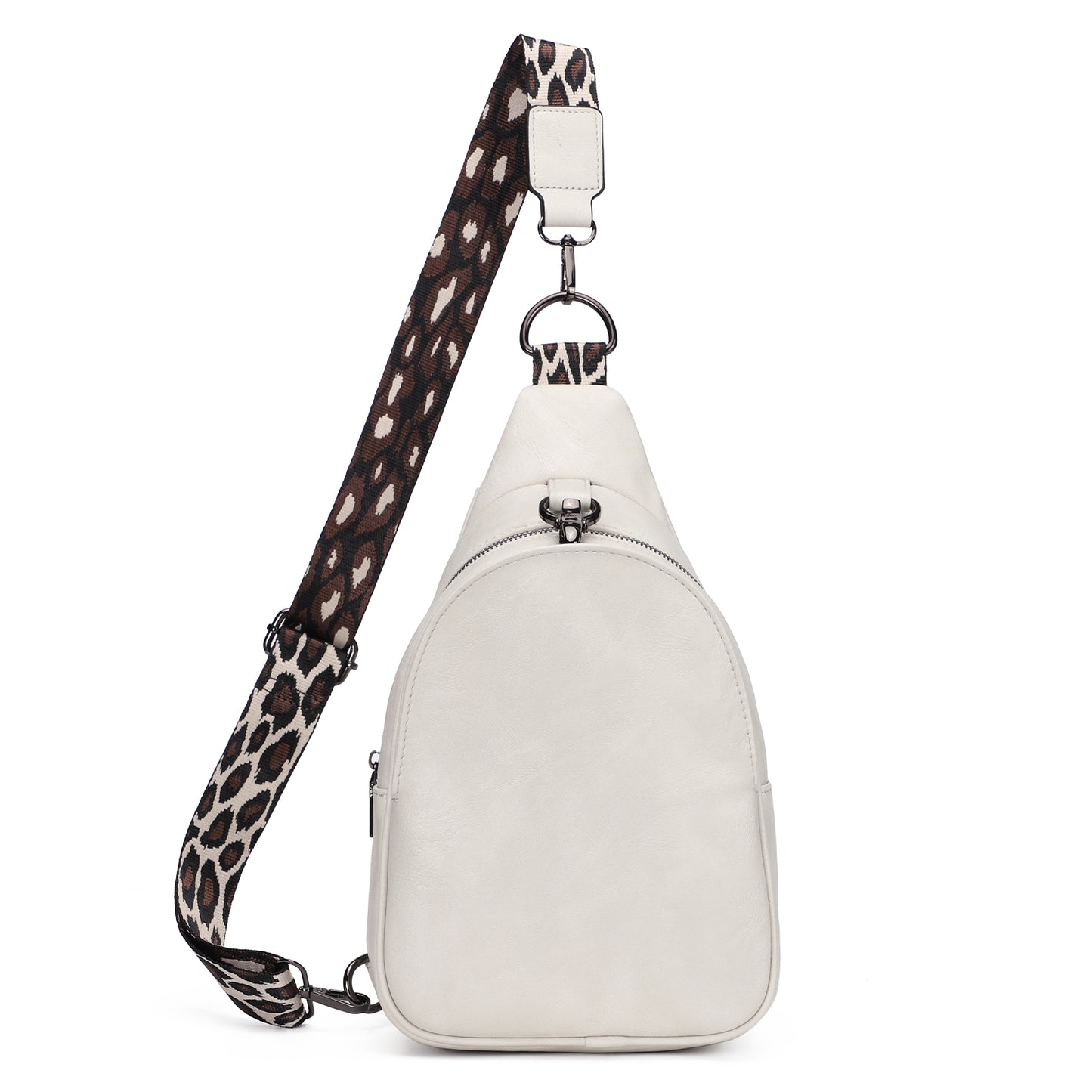 Vegan Leather Purses Fashionable Bag Polyester Inner Backpack with Magnetic Buckles and Adjustable Guitar Straps for Women Daily Use
