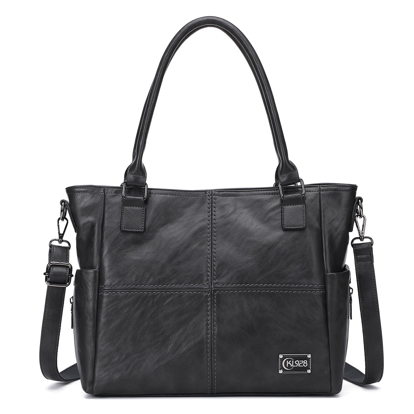 Soft PU Leather Handbags Large Capacity Purse Fashion Crossbody Top Handle Satchel
