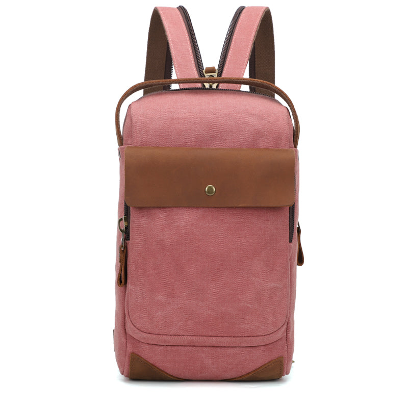 Canvas Sling Bag Crossbody Sling Casual Daypacks Shoulder Backpack
