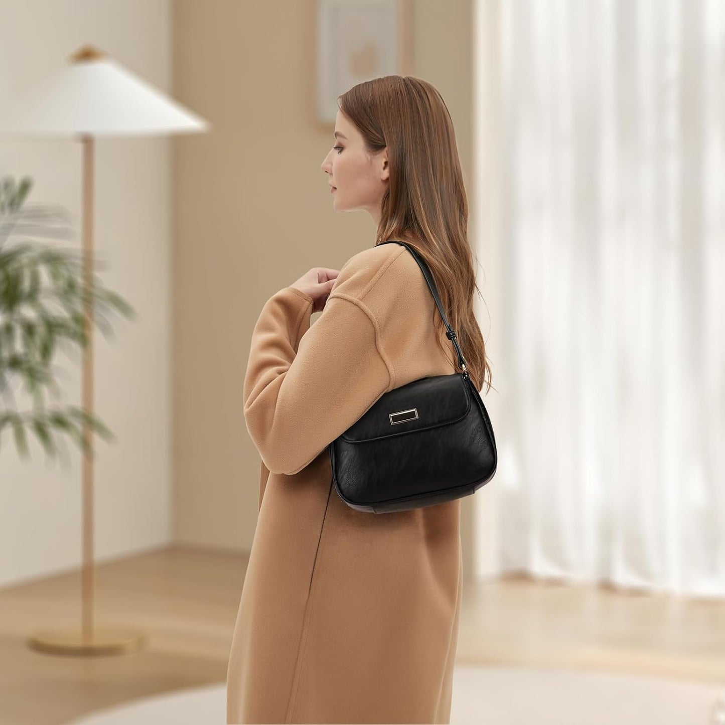 Purses for Women Small Shoulder Bag Soft PU Leather Crossbody Bag Ladies Crossbody Purse and Handbags