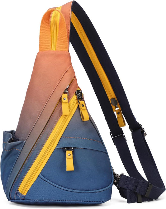 KL928 Sling Bag - Small Crossbody Backpack Shoulder Casual Daypack Unisex Rucksack