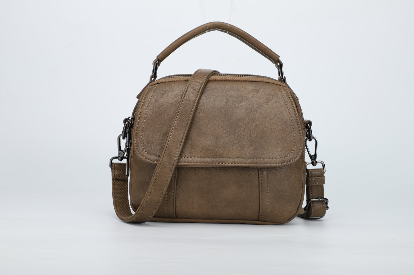 Small Crossbody Bags for Women Trendy Design PU Leather Crossbody Purse Shoulder Handbags with Detachable Strap