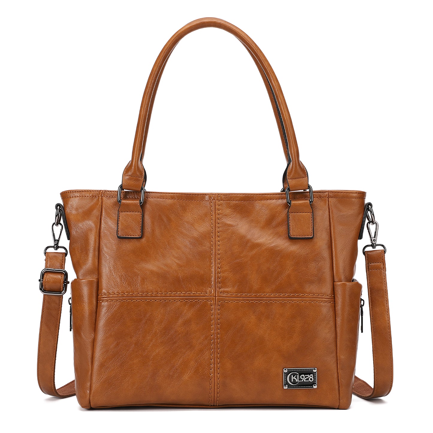 Soft PU Leather Handbags Large Capacity Purse Fashion Crossbody Top Handle Satchel