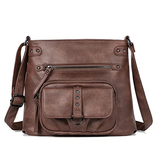 KL928 Crossbody Bags for Women Shoulder Handbags Sling Bag Soft FAUX Leather Shoulder Purses