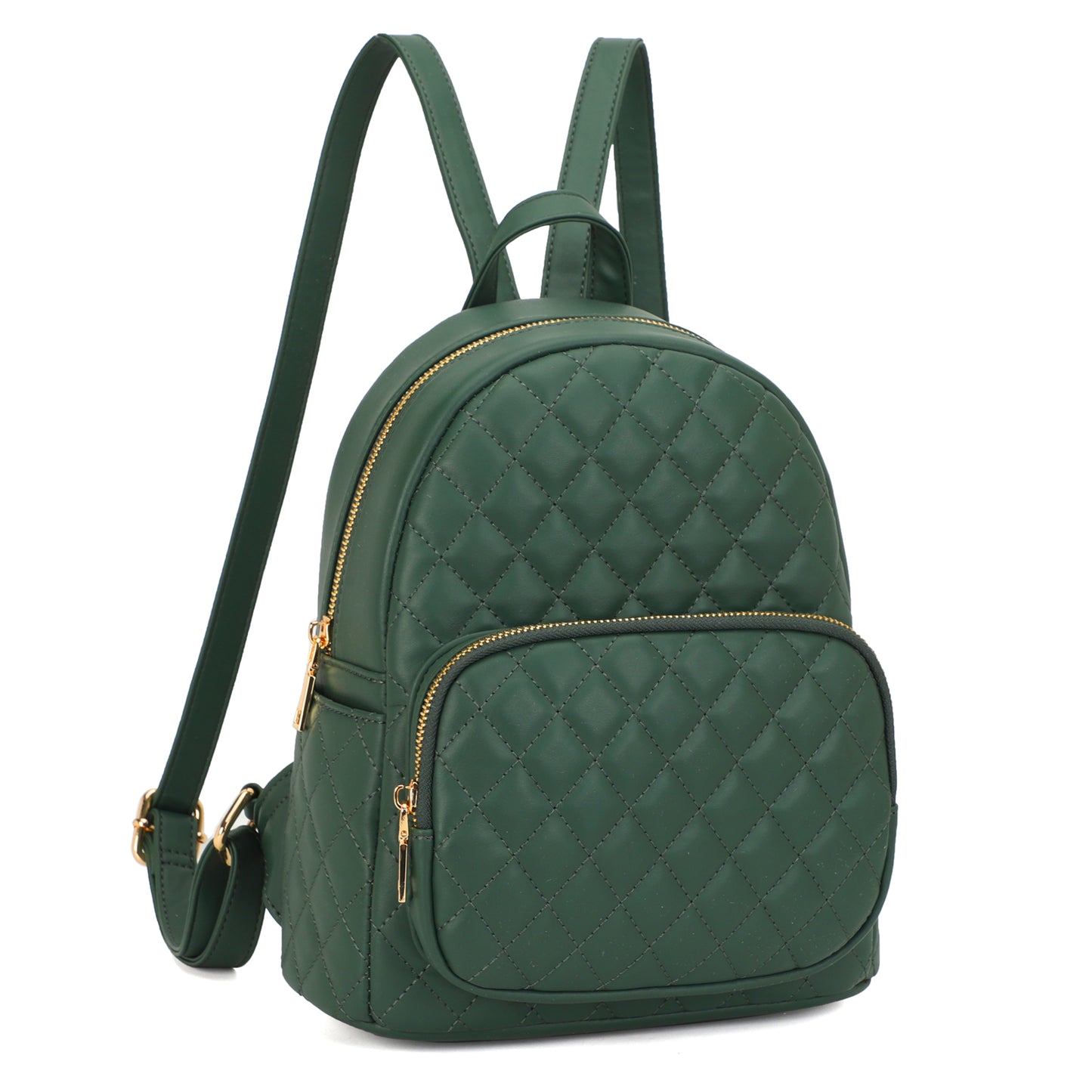 Mini Backpack for Women Quilted PU Leather Backpack Purse Designer Satchel Bag Small Casual Daypack