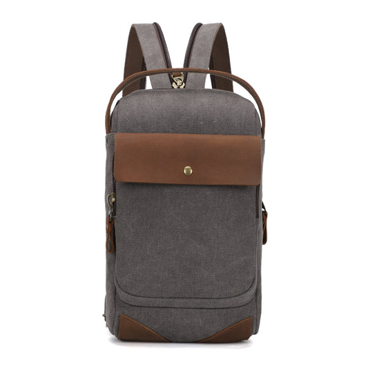 Canvas Sling Bag Crossbody Sling Casual Daypacks Shoulder Backpack